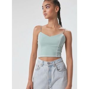 Urban Renewal Remnants Contrast Stitch Knit Top